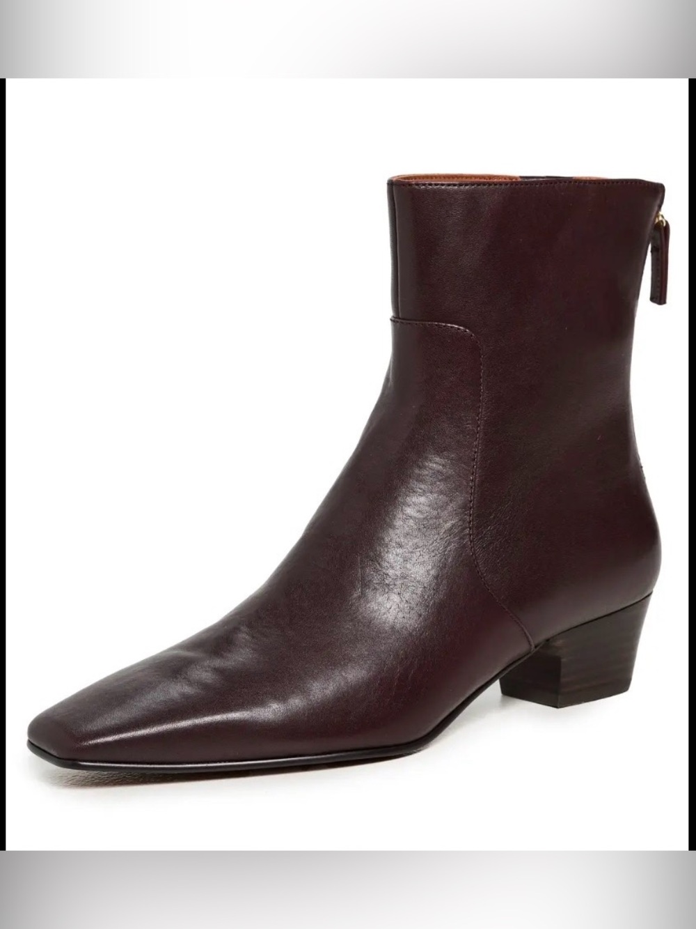Madewell THE LEXIE BROWN LEATHER ANKLE BOOTS 7.5 NEW $228